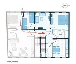 "Schwanensee ***" für 4 Personen, Der Grundriss