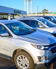 SUV's Parked in a Row
