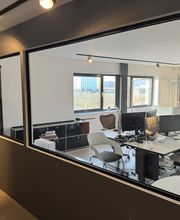 Bürotrennwand-Systemprofil Schwarz (2).JPEG