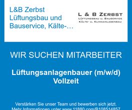 Lüftungsanlagenbauer (m/w/d) Vollzeit