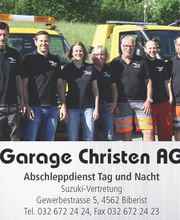 Garage Christen AG, Suzuki Vertretung und 24h Abschleppdienst, Biberist