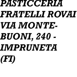 Pasticceria Fratelli Rovai logo
