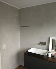 Fugenlose Wände in Microzement