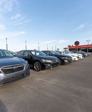 Sedan's Parked in a Row
