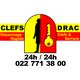 CLEFS DRAC Sàrl. Dépannage d'urgence 24h/24 7/7
