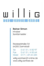 Willig Gas - Wasser - Wärme - Lüftung Reiner Simon e.K.