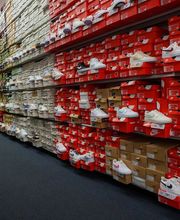 Athletic Shoes Section of Store