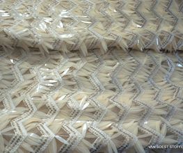 van Soest Stoffe Hochwertige Textilstruktur für Couture-Kleider und festliche Designerstücke