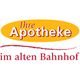 Logo der Apotheke im alten Bahnhof