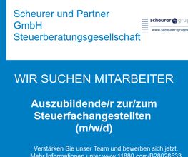 Auszubildende/r zur/zum Steuerfachangestellten (m/w/d)