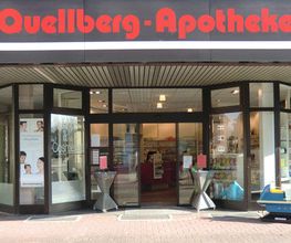 Aussenansicht der Quellberg-Apotheke
