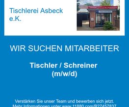 Tischler / Schreiner (m/w/d)
