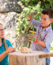 Geoden spalten im Forschercamp