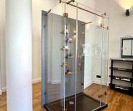 Glasdusche