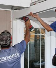 White Aluminum and Windows image 4