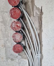 5- Schalterdosen installiert