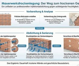 Ablauf der Horizontalsperre-Injektion