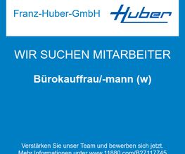 Bürokauffrau/-mann (w)