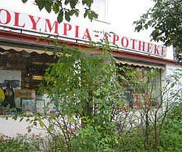 Aussenansicht der Olympia-Apotheke