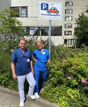 Storchenparkplatz für werdende Eltern bei der Schön Klinik Rendsburg