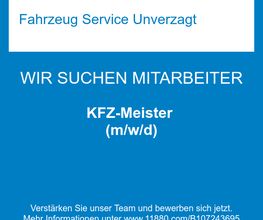 KFZ-Meister (m/w/d)