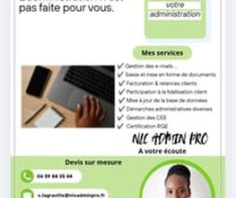 Assistante Administrative & Gestion Client - NLC Admin Pro image 1