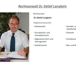 Rechtsanwalt Dr.jur. Detlef Langbein Bild 3