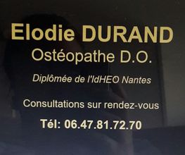 DURAND Elodie Ostéopathe DO image 1
