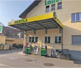 AGROLA Tankstelle in Schüpfheim bei LANDI - überdachte Tanksäulen