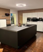 Küchenumbau mit Massivholz Rückwände