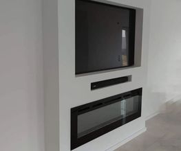 Fernsehwand