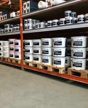 Standortbild Innenraum Lager MEGA eG Nürnberg, Großhandel für Maler, Bodenleger und Stuckateure