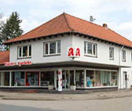 Aussenansicht der Finteler Apotheke