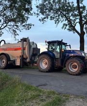 Drijfmest uitrijden met de Kaweco mestinjecteur met 4 uitschuifbare wielen