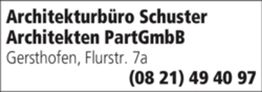 Architekturbüro Schuster  Architekten PartGmbB