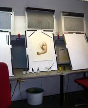 Arbeitsplätze füe Airbrushkurse