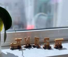 Eine kleine Holzlock auf der Fensterbank. Die Botschaft: Mit WBS fahren Sie richtig.