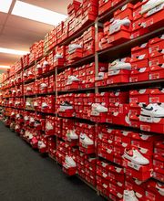 Athletic Shoes Section of Store