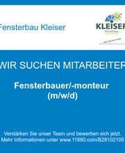 Fensterbauer/-monteur (m/w/d)