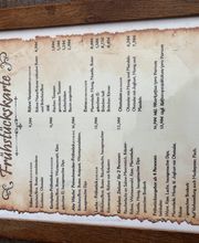 Frühstückszeiten ab 9 Uhr, Küchenschluss 10.45 Uhr oder Vorbestellung