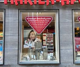Aussenansicht der Arens Marien Apotheke