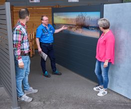 Sichschutz Ausstellung