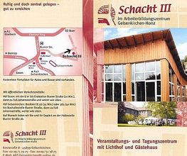 Tagungs- und Gästehaus Schacht3 - Info-Broschüre
