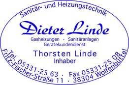 Dieter Linde Inh. Thorsten Linde Sanitär-und Heizungstechnik
