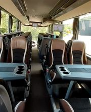 Gerber Busreisen GmbH, Reisecar, Reisebus innen, bequeme Sitze