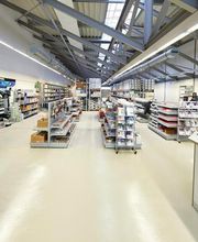 Standortbild Innenraum Lager MEGA eG Husum, Großhandel für Maler, Bodenleger und Stuckateure