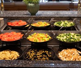 Abendbuffet im Hotel