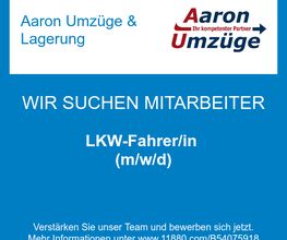 LKW-Fahrer/in (m/w/d)