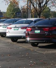 Sedan's Parked in a Row