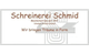 Schreinerei Schmid